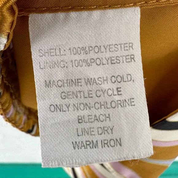 House of Harlow Smocked Crop Top Boho Art Deco Gold Pink Retro Festival Medium - Picture 6 of 6